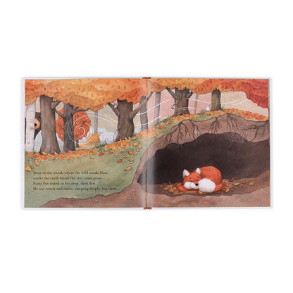 Warm in the Storm Book & Bashful Fox Cub Medium | Jellycat