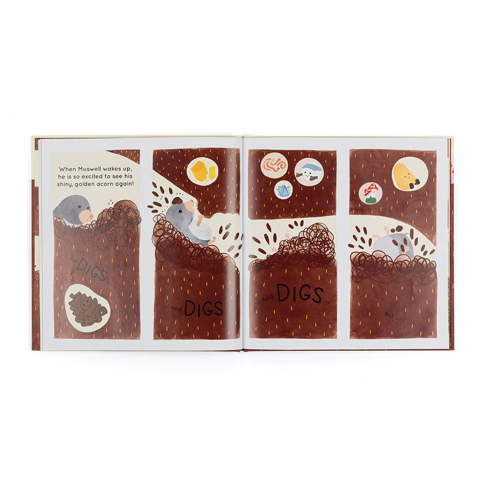 Muswell Mole and the Buried Treasure Book | Jellycat