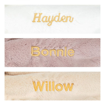 Personalized Bashful Luxe Bunny Willow Blankie | Jellycat