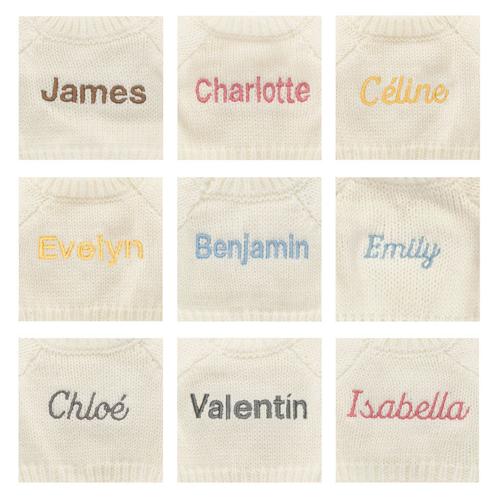 Bashful Luxe Bunny Willow with Personalized Cream Jumper | Jellycat
